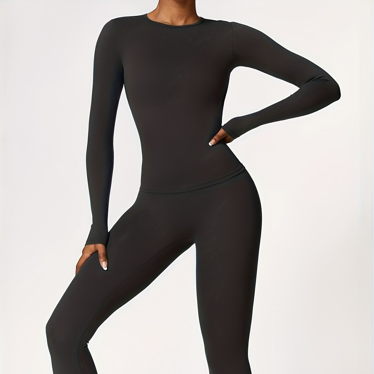 Pilates & Yoga Unleashed International Academy Yonkers - Combinaison de yoga moulante à manches