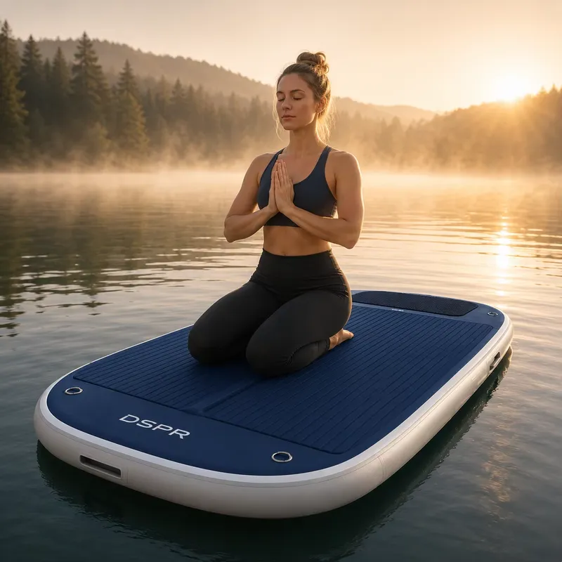 Pilates Yoga Wellness - Tapis de Pilates aquatique gonflable avec