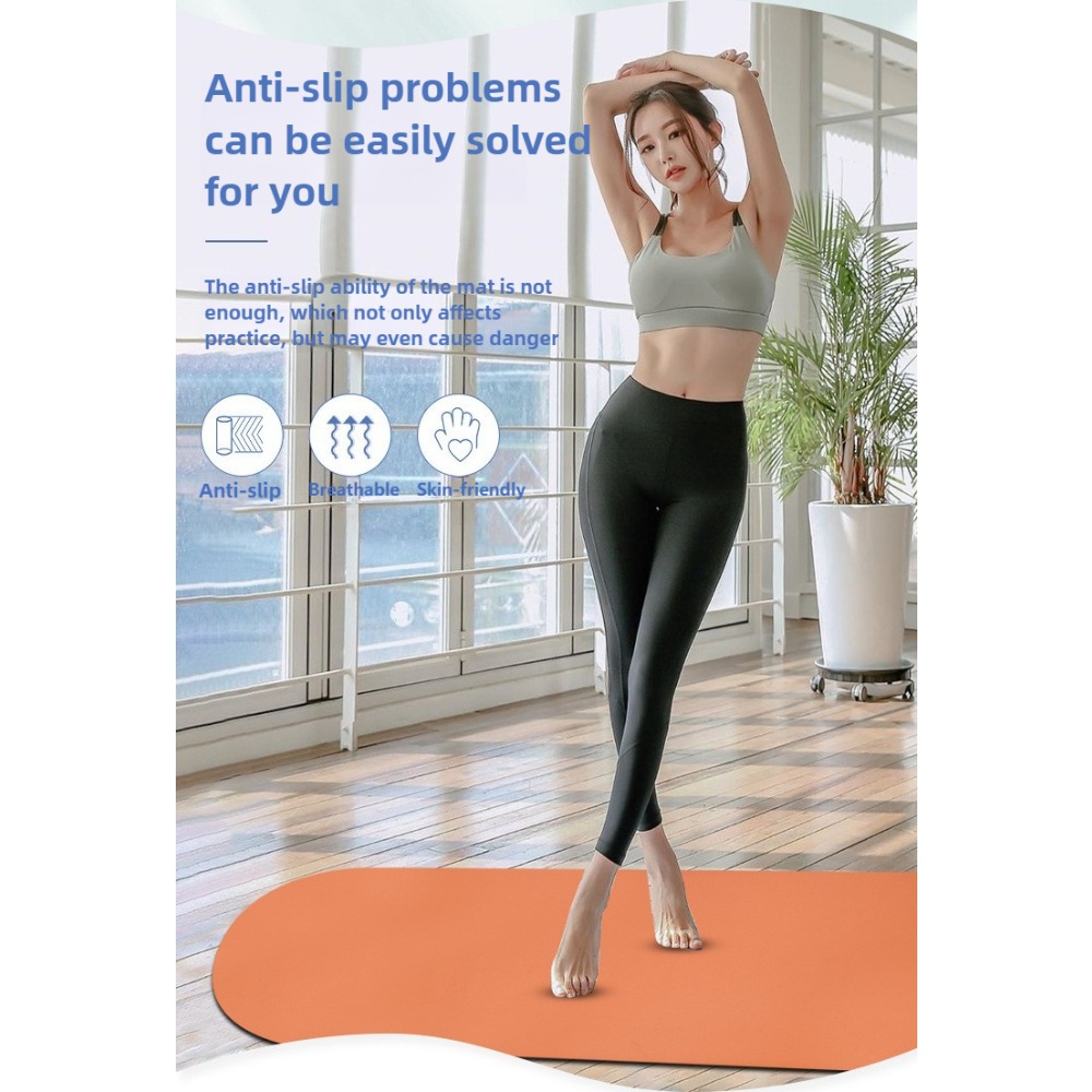 Pilates Yoga En Ligne - Tapis de Yoga en caoutchouc PU