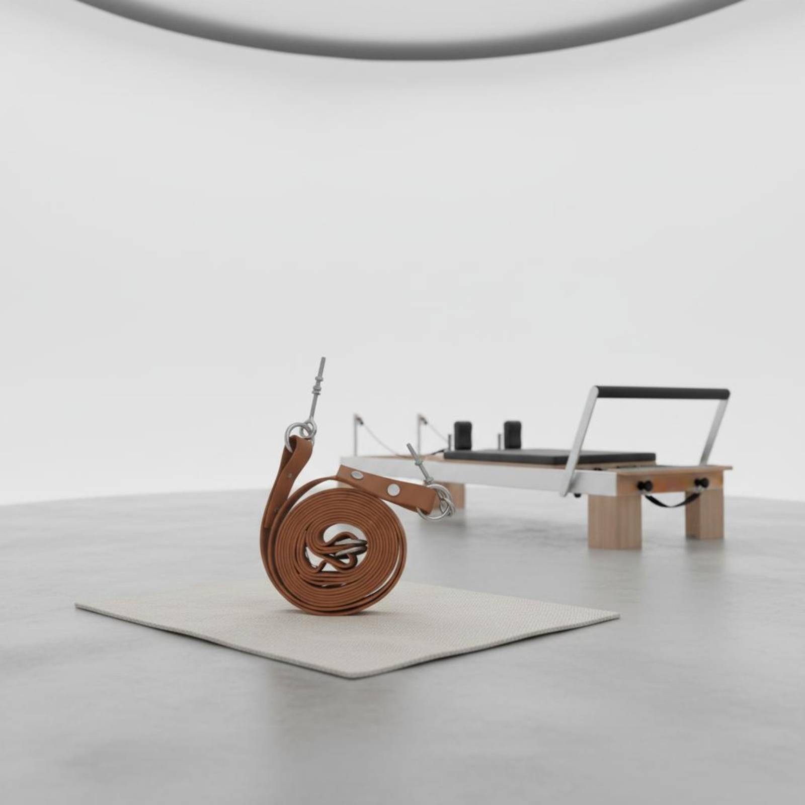 Pilates & Yoga Unleashed International Academy Yonkers - Sangle double boucle Reformer confortable pour