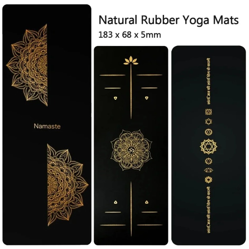 Tapis de yoga en caoutchouc ép - Pilates Yoga En Ligne avis et prix