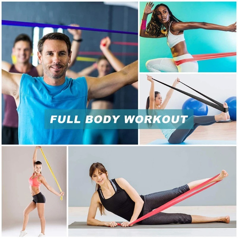 Bandes de résistance en latex  - Pilates Yoga Home Workout avis et prix