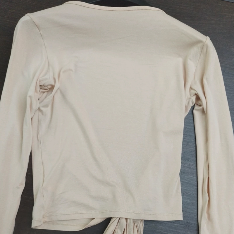 Hauts courts sexy pour femmes, - Pilates Yoga Wrap Top avis et prix
