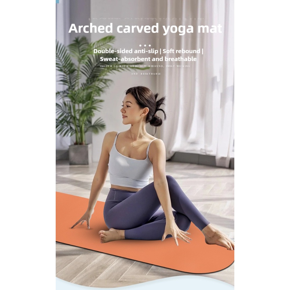 Tapis de Yoga en caoutchouc PU - Pilates Yoga En Ligne avis et prix