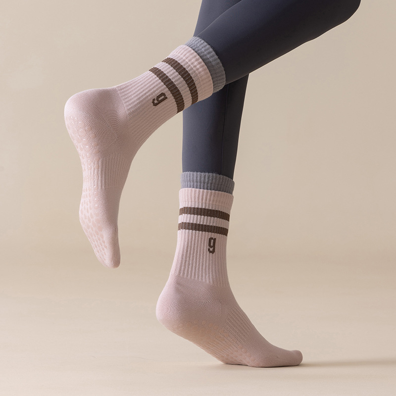 Chaussettes de Yoga en coton a - Youtube Yoga Pilates avis et prix
