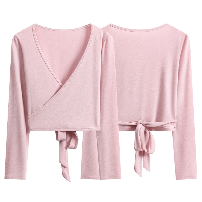 Haut de yoga DRUR à manches lo - Pilates Yoga Wrap Top avis et prix