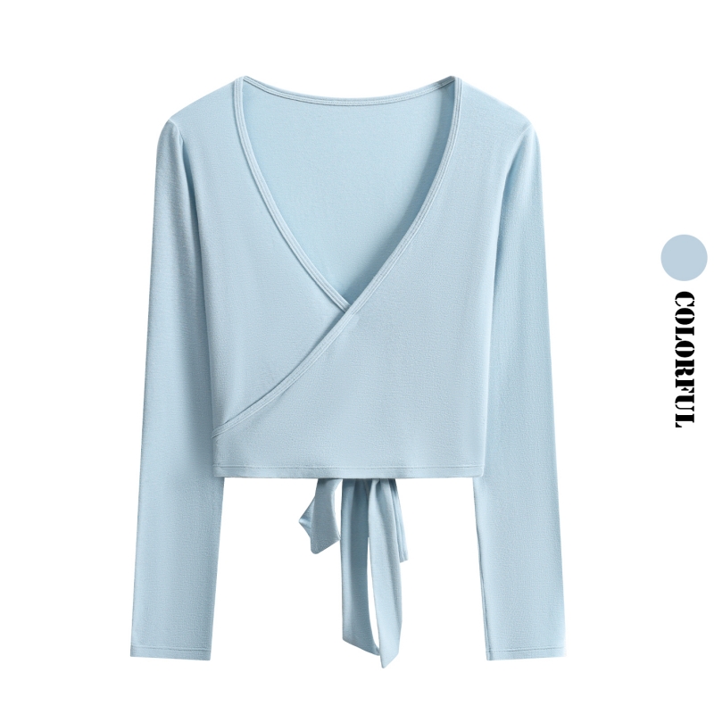 Haut de yoga DRUR à manches lo - Pilates Yoga Wrap Top avis et prix