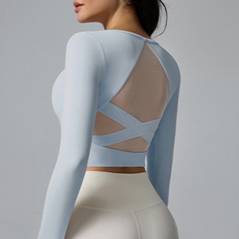 Cloud Hide White T-shirt de sp - Pilates Yoga Wrap Top avis et prix
